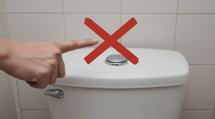 Betätigen Sie niemals die Toilettenspülung, nachdem Sie uriniert haben – das ist ein großer Fehler!